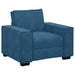 3-delige Loungeset met kussens fluweel blauw