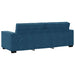 3-delige Loungeset met kussens fluweel blauw