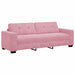 Bankstel 3 st Roze Fluweel