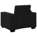 Bankstel 3 st Zwart Fluweel