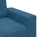 Bankstel 3 st Blauw Fluweel
