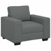 3-delige Loungeset met kussens stof donkergrijs
