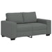 3-delige Loungeset met kussens stof donkergrijs