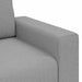 3-delige Loungeset met kussens stof wolk grijs