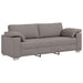 Bank 3 st Taupe Linnen-mix stof