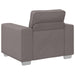 Bank 3 st Taupe Linnen-mix stof