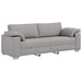 Bank 3 pcs Wolkengrijs 219 x 80 x 82 cm Linnen-mix stof