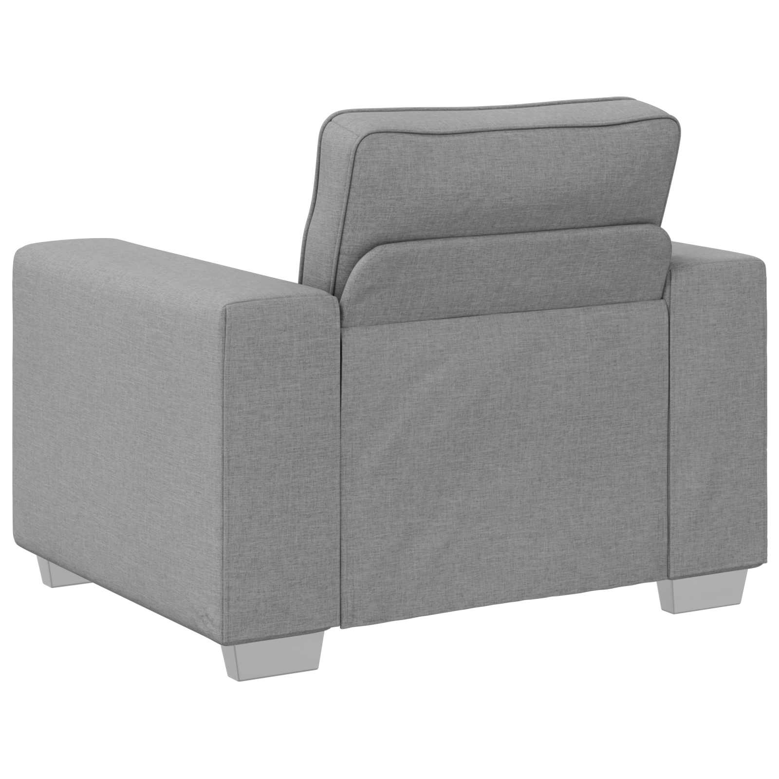 Bank 3 pcs Wolkengrijs 219 x 80 x 82 cm Linnen-mix stof