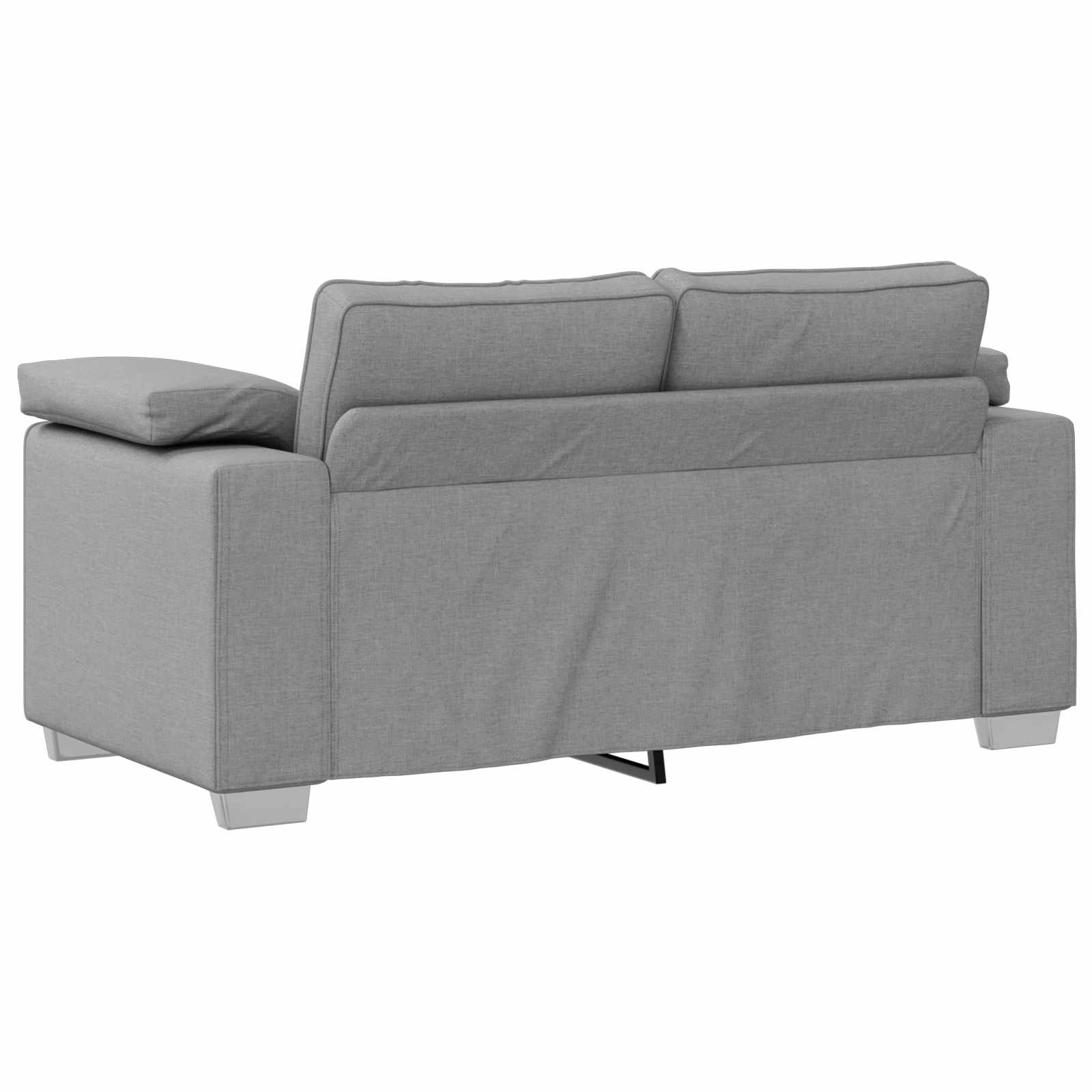 Bank 3 pcs Wolkengrijs 219 x 80 x 82 cm Linnen-mix stof