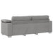 Bank 3 pcs Wolkengrijs 219 x 80 x 82 cm Linnen-mix stof