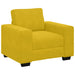 3-delige Loungeset met kussens fluweel geel