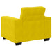 3-delige Loungeset met kussens fluweel geel