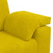 3-delige Loungeset met kussens fluweel geel
