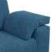 3-delige Loungeset met kussens fluweel blauw