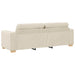 Bank 2 pcs Beige 221 x 80 x 80 cm Linnen-mix stof