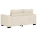 Bank 2 st Beige Linnen-mix stof