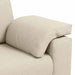 Bank 2 st Beige Linnen-mix stof