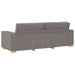 2-delige Loungeset met kussens stof taupe