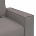 2-delige Loungeset met kussens stof taupe