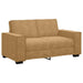 2-delige Loungeset met kussens fluweel bruin