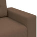 Bank 2 pcs Bruin 221 x 80 x 80 cm Linnen-mix stof