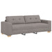 Bank 2 st Taupe Linnen-mix stof