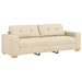 Bank 2 st Crème Linnenmix Stoffen
