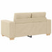 Bank 2 st Crème Linnenmix Stoffen