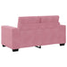 Bank 2 pcs Roze 221 x 80 x 80 cm Stof