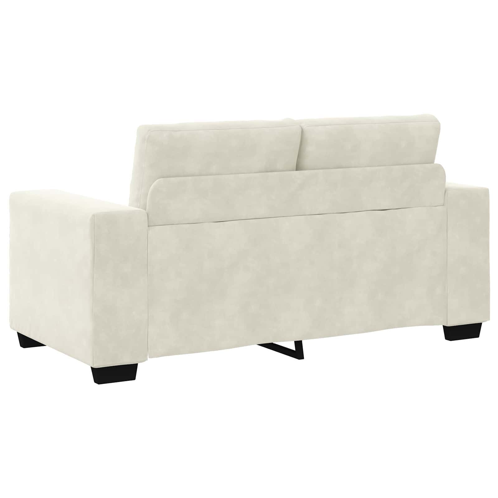 Bank 2 pcs Crème 221 x 80 x 80 cm Stof