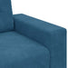 Bank 2 pcs Blauw 221 x 80 x 80 cm Stof