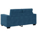 Bank 2 pcs Blauw 221 x 80 x 80 cm Stof