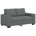 2-delige Loungeset met kussens stof donkergrijs