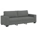 2-delige Loungeset met kussens stof donkergrijs