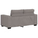 2-delige Loungeset met kussens stof taupe
