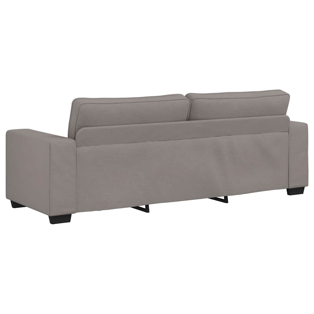 2-delige Loungeset met kussens stof taupe