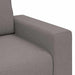 2-delige Loungeset met kussens stof taupe