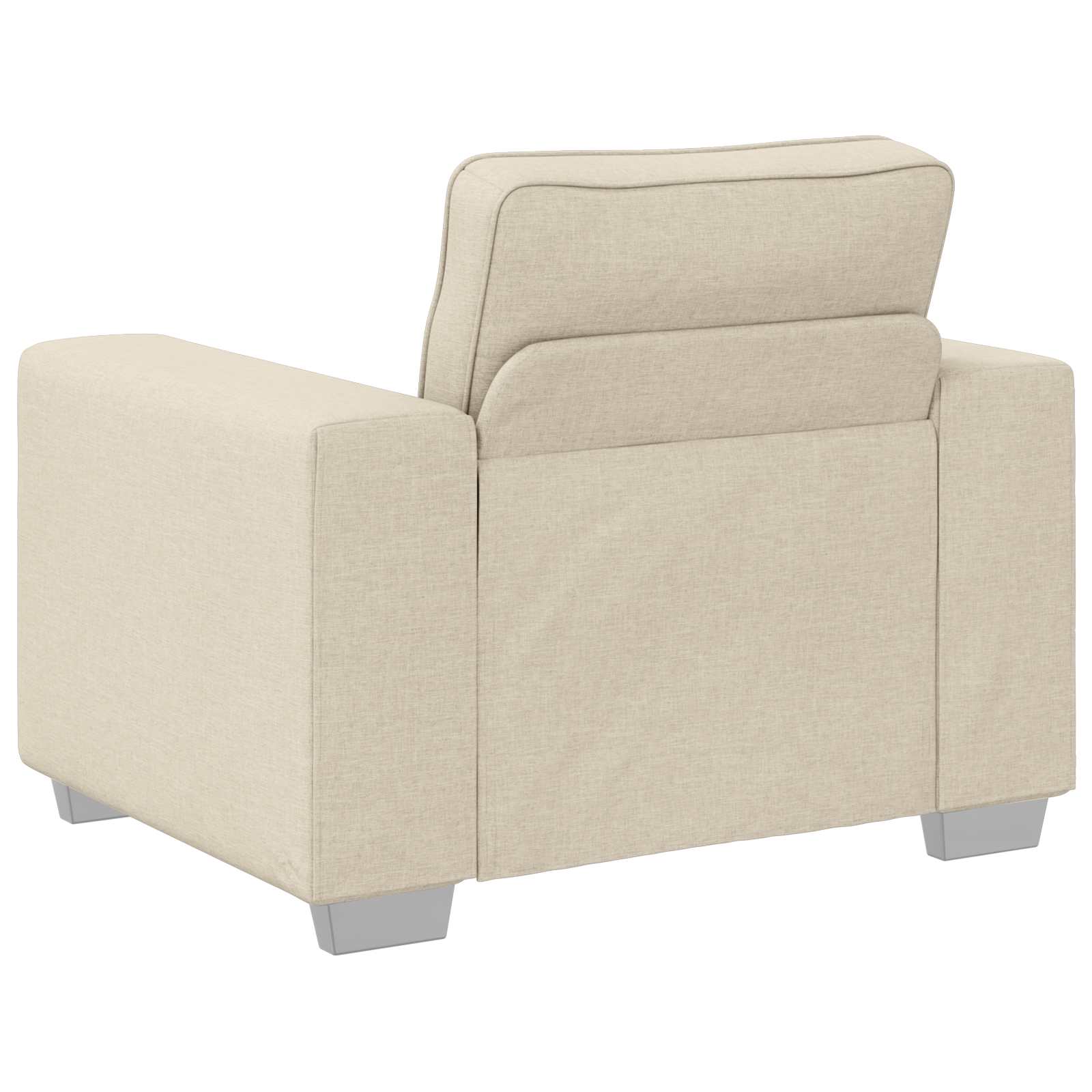Bank 2 st Taupe Stof