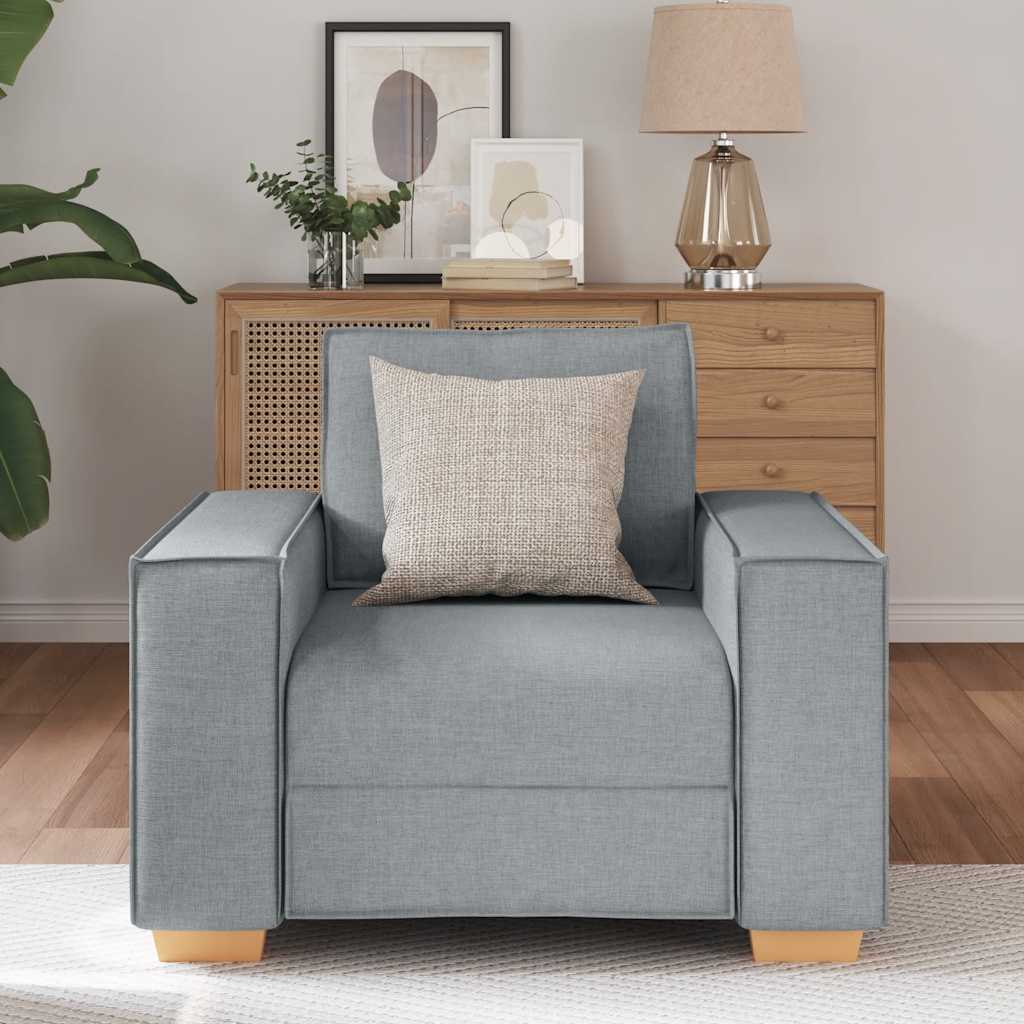 Sofa Stoel Lichtgrijs 100x78x84 cm Stof