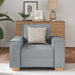 Sofa Stoel Lichtgrijs 100x78x84 cm Stof