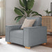 Sofa Stoel Lichtgrijs 100x78x84 cm Stof