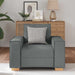 Sofa Stoel Donkergrijs 60 cm Stof