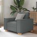Sofa Stoel Donkergrijs 60 cm Stof