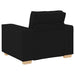 Sofa Stoel Zwart 100x78x84 cm Stof