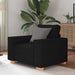 Sofa Stoel Zwart 100x78x84 cm Stof