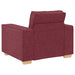 Sofa Stoel Wijnrood 60 cm Stof