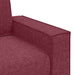 Sofa Stoel Wijnrood 60 cm Stof