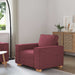 Sofa Stoel Wijnrood 60 cm Stof