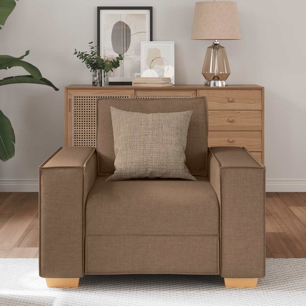Sofa Stoel Bruin 100x78x84 cm Stof