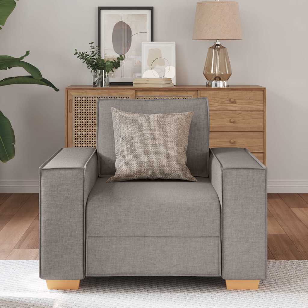 Sofa Stoel Taupe 100x78x84 cm Stof